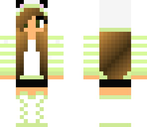 redid green panda