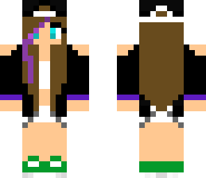 purple skater girl