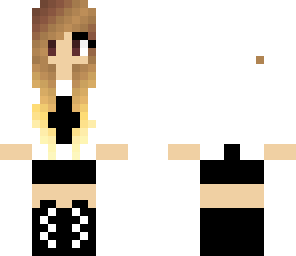 ombre haired panda girl