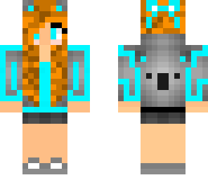 blue koala girl