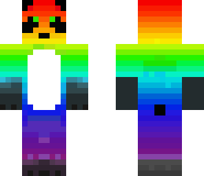 panda rainbow
