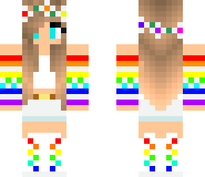 rainbow girl