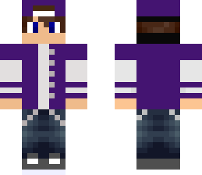 college boy  purple