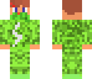 green lightning man
