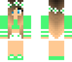green tumblr girl