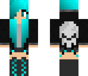 blue hair girl