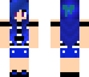 blue galaxy girl