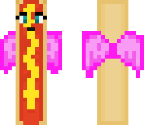 girly angle hotdog