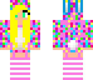 candy bunny girl colorful version