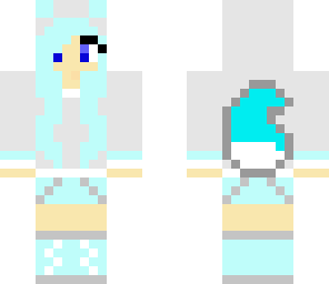 teen that is half ice wolf