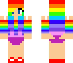 rainbow girl