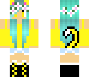 kwaii yellow cat girl edit