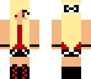 evil girl with blonde hair