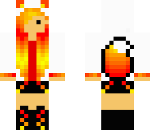 cute fire girl