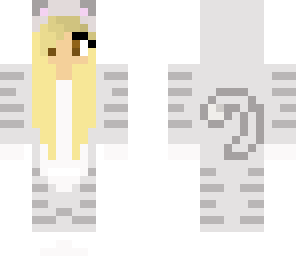 blond tiger girl