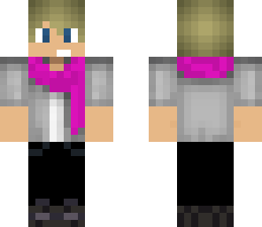 pink scarf