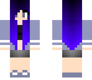 dark blue gradient girl