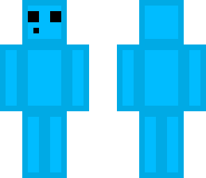 blue slimeman