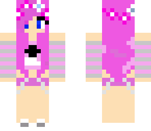 pink flower girl