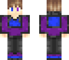 blue and purple boy