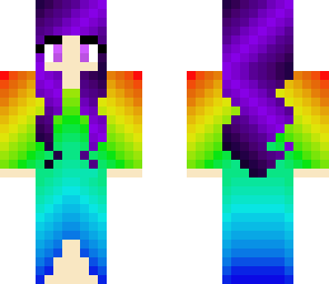 rainbow girl