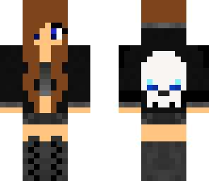 skull girl skin