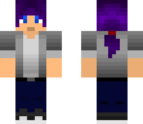 purple haired