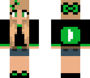 green youtube girl