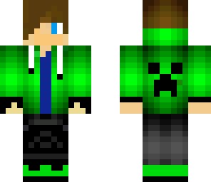 5 likes for creeper hoodie