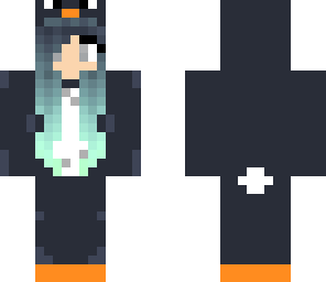 my skin in penguin onsie