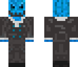 blue pumkin man