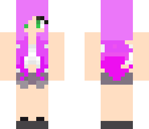 purple headphones girl