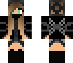 super cool black n grey assisan girl