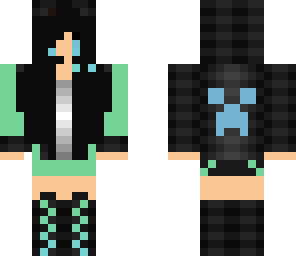 dark hair creeper girl