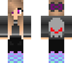 cute skull girl