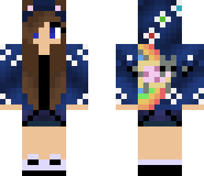 brunette nyan cat girl