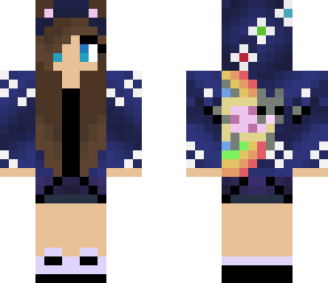 brunette nyan cat girl