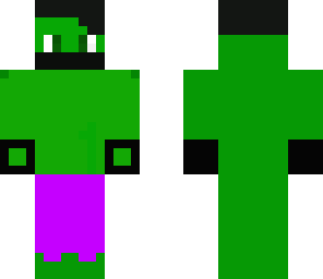 ninja hulk with headphones