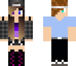 girl and boy double skin