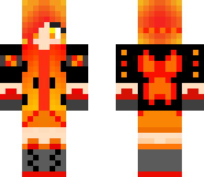 fire gamer girl