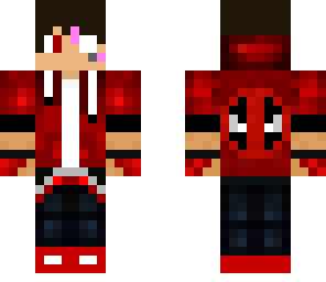 deadpool jacket kid with scar
