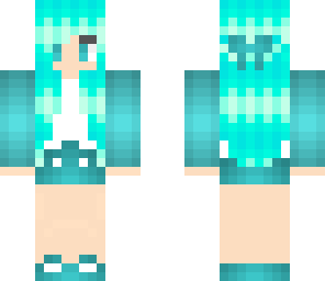 cute aqua girl