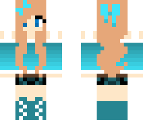 edit blue girl