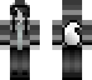 black and white