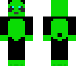 green panda