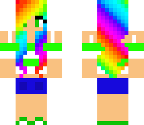 rainbow girl
