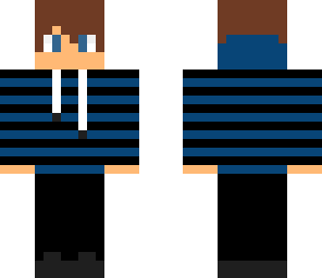 cool guy with blue and black hoodie