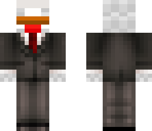 chicken in a tux