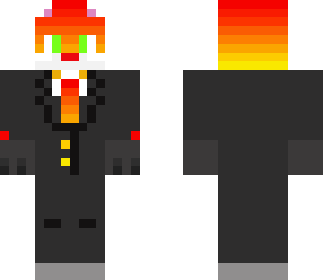 rainbow fox suit