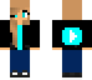 blue youtuber girl